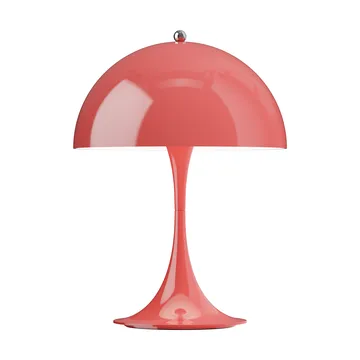 Panthella 250 portable table lamp V3 - Opaque coral - Louis Poulsen