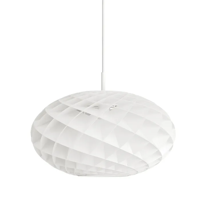 Patera Oval pendant lamp - White - Louis Poulsen
