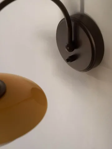 PH 2/2 Centenary Edition wall lamp - Amber-opal white, plug - Louis Poulsen