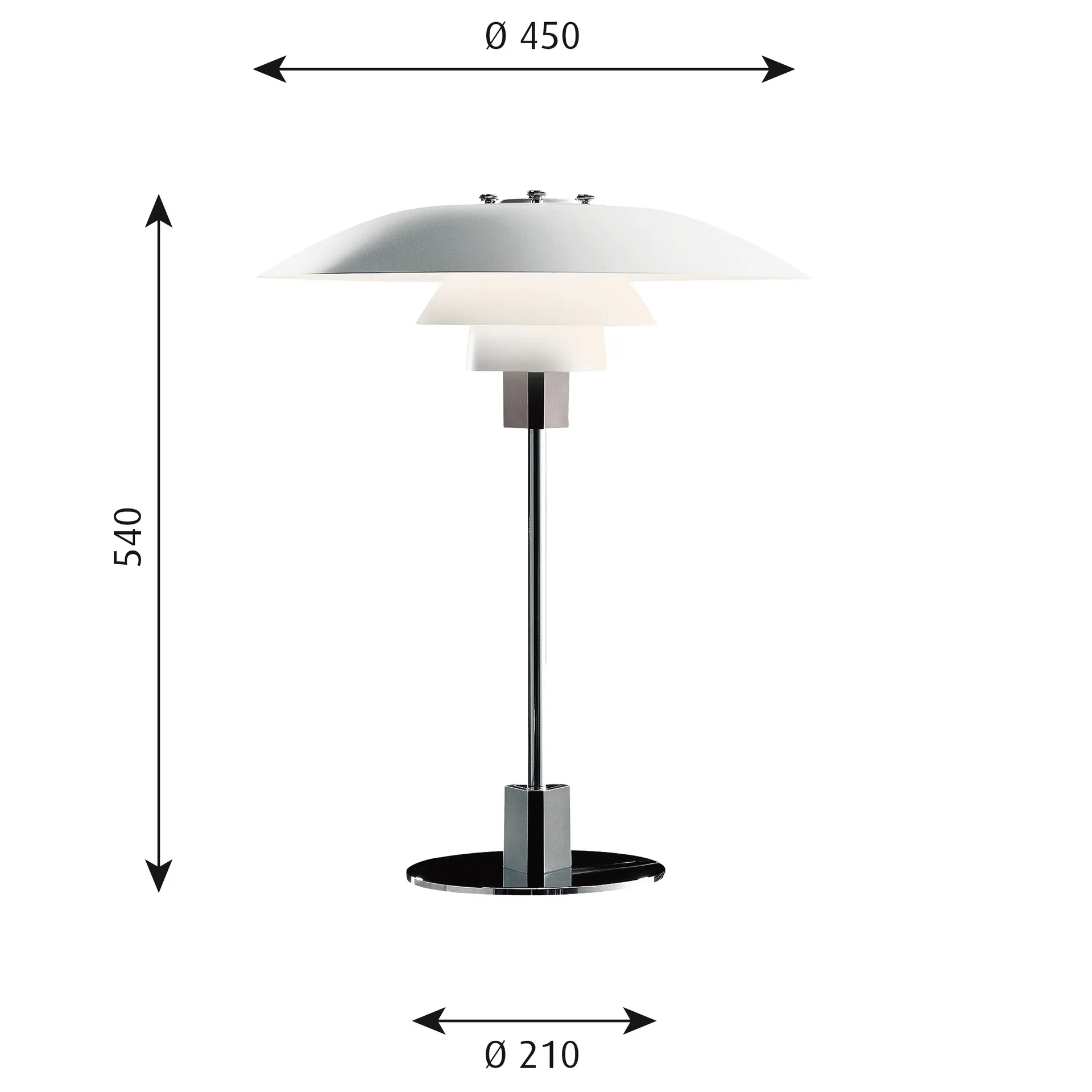 PH 4/3 table lamp, White Louis Poulsen