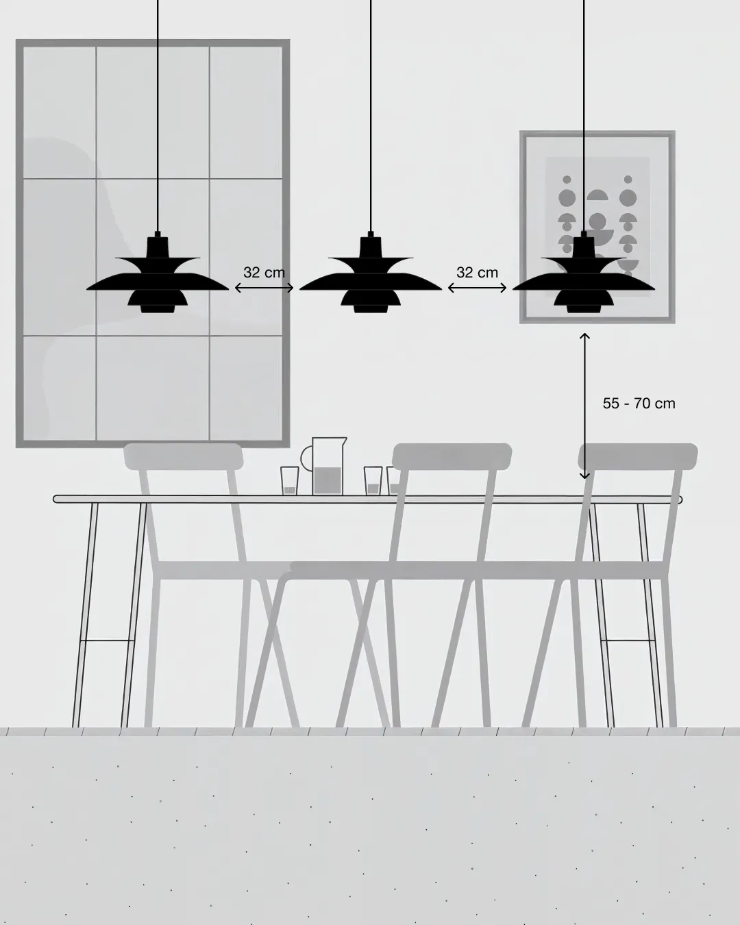 PH 5 pendant lamp, Ø320, Opal beige Louis Poulsen
