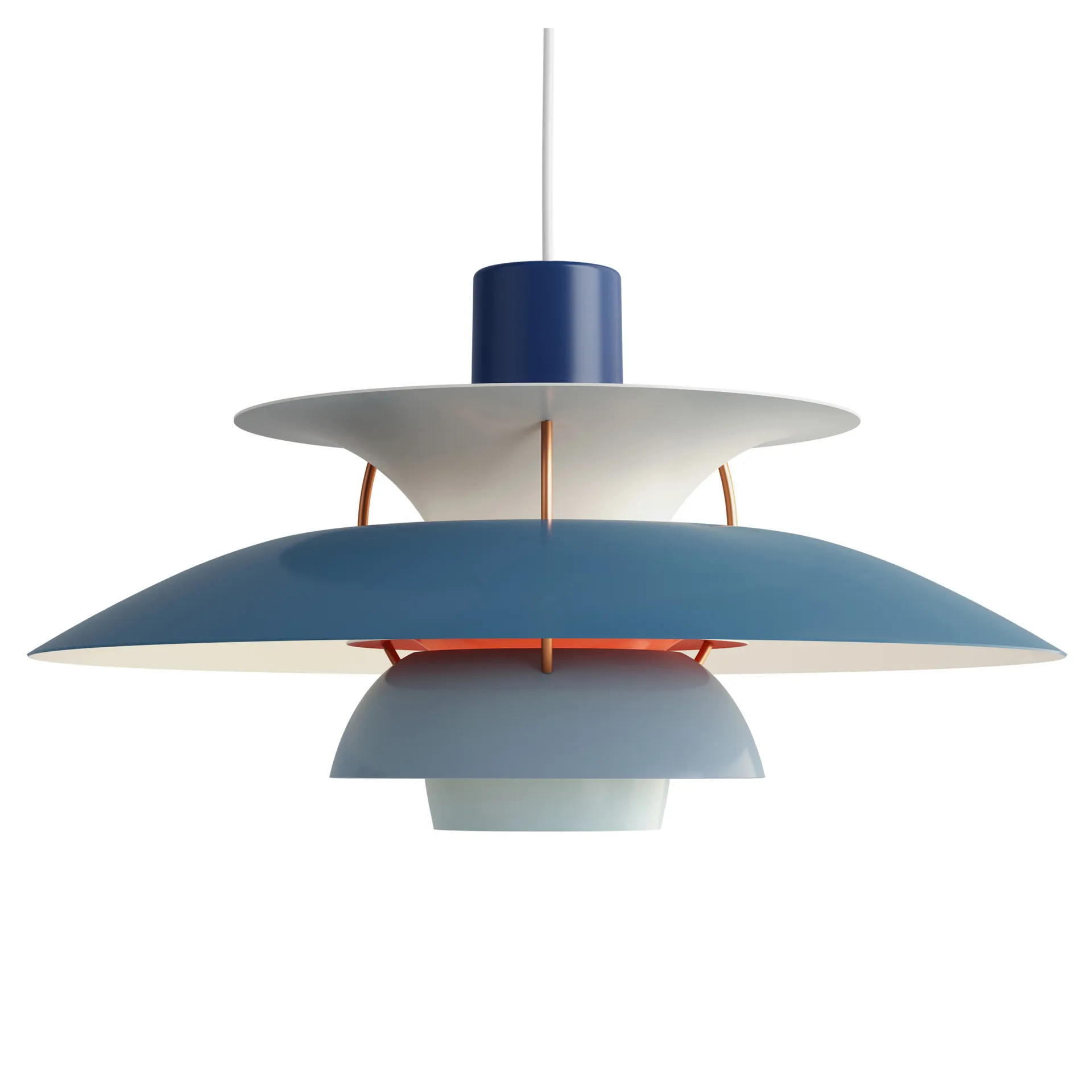 PH 5 pendant lamp, Ø500, Blue Louis Poulsen