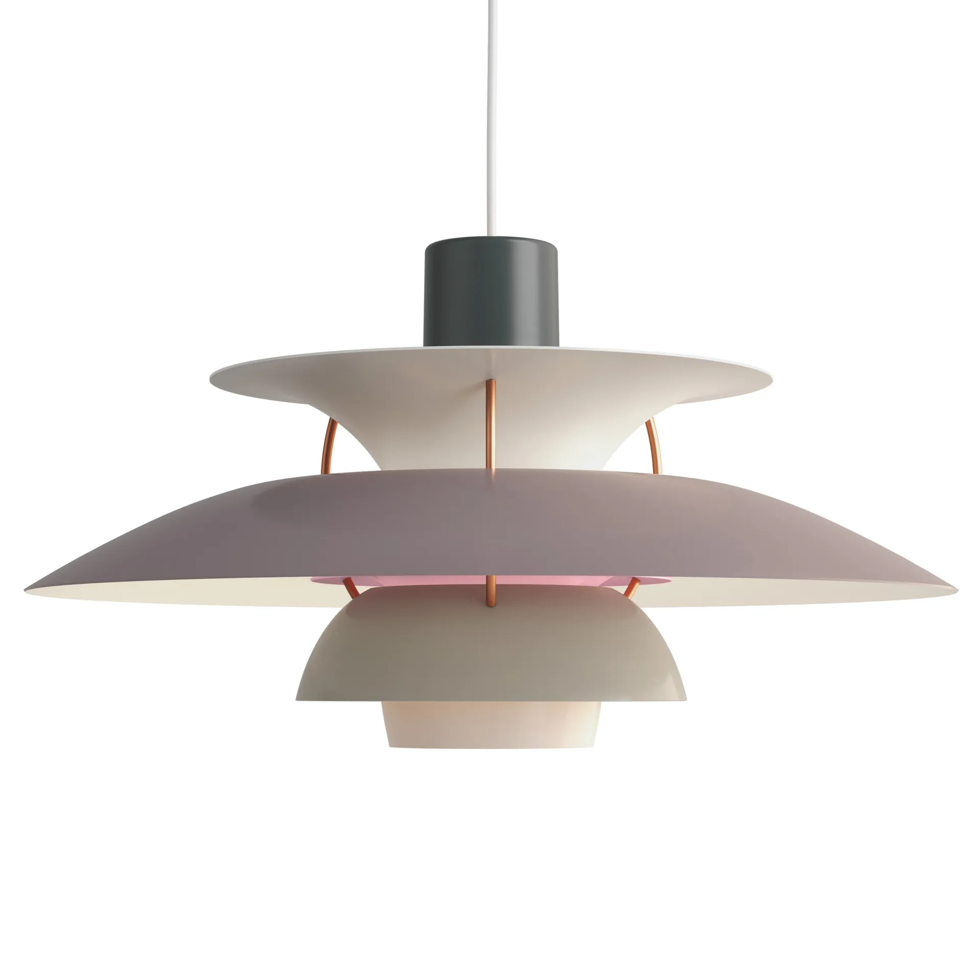 PH 5 pendant lamp, Ø500, Grey Louis Poulsen