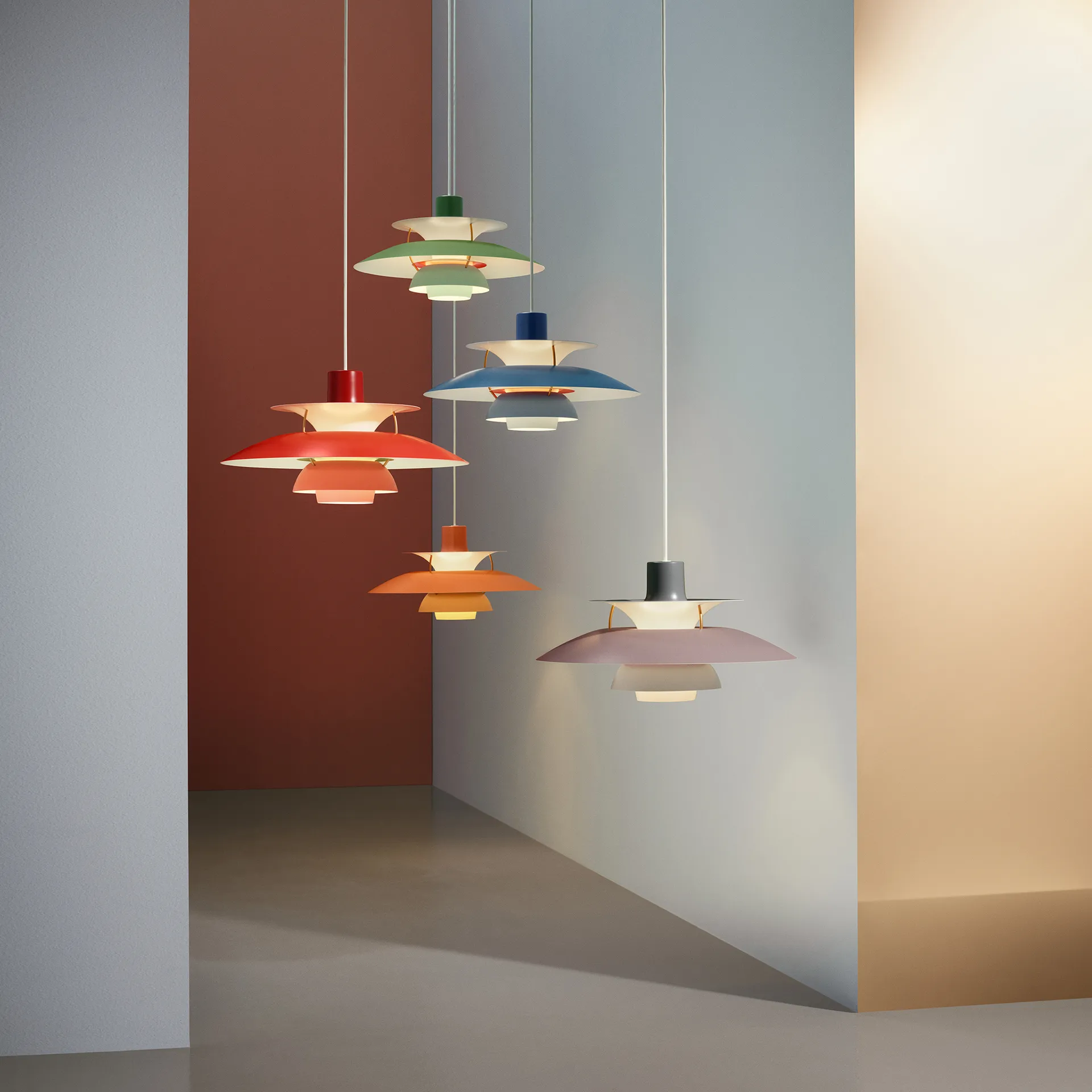PH 5 pendant lamp, Ø500, Grey Louis Poulsen