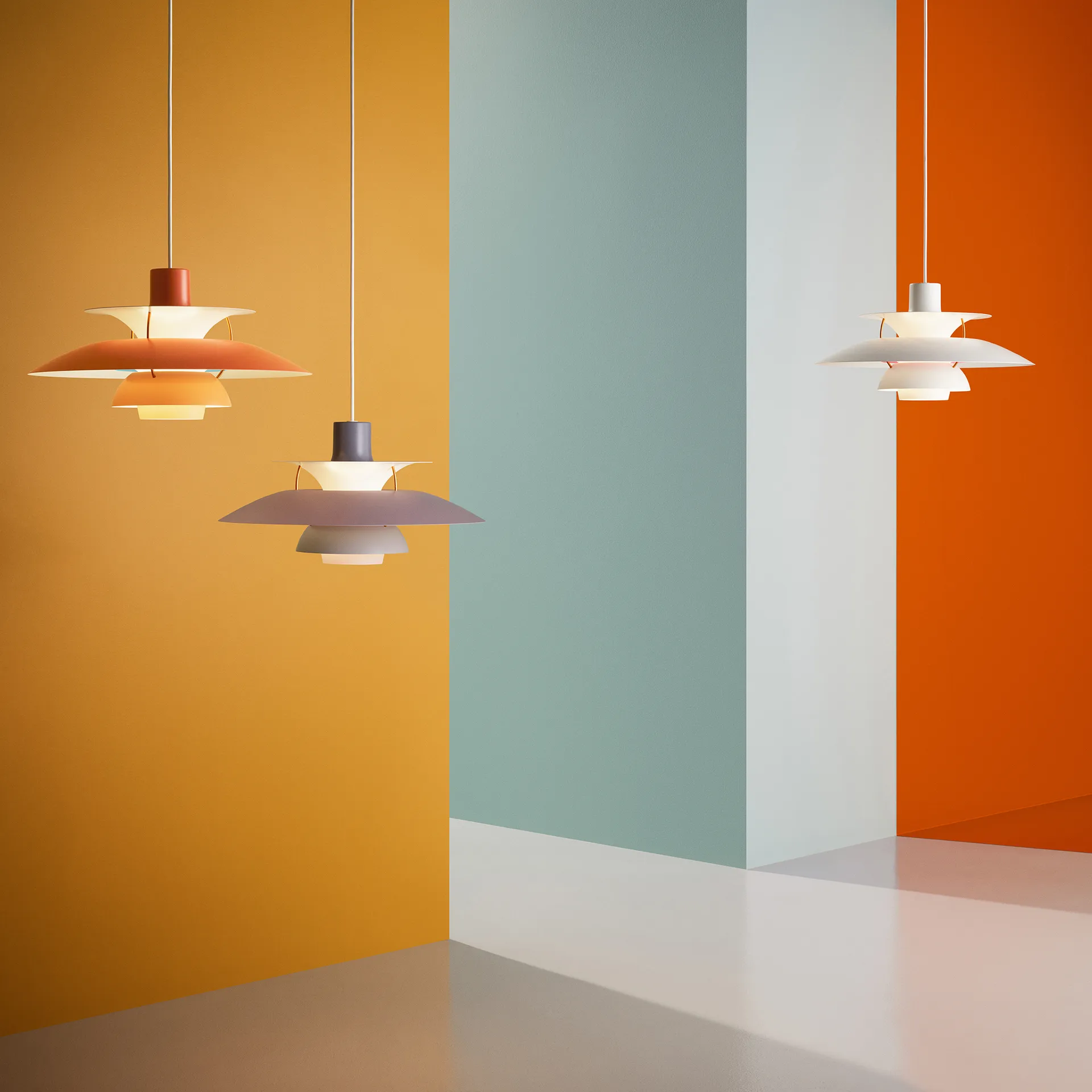 PH 5 pendant lamp, Ø500, Orange Louis Poulsen