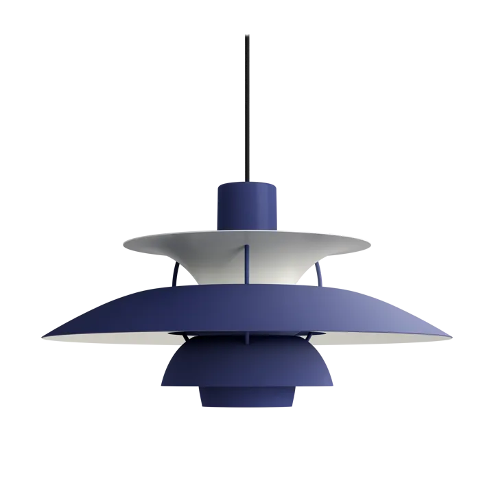 PH 5 pendant lamp monochrome - Dusty indigo - Louis Poulsen