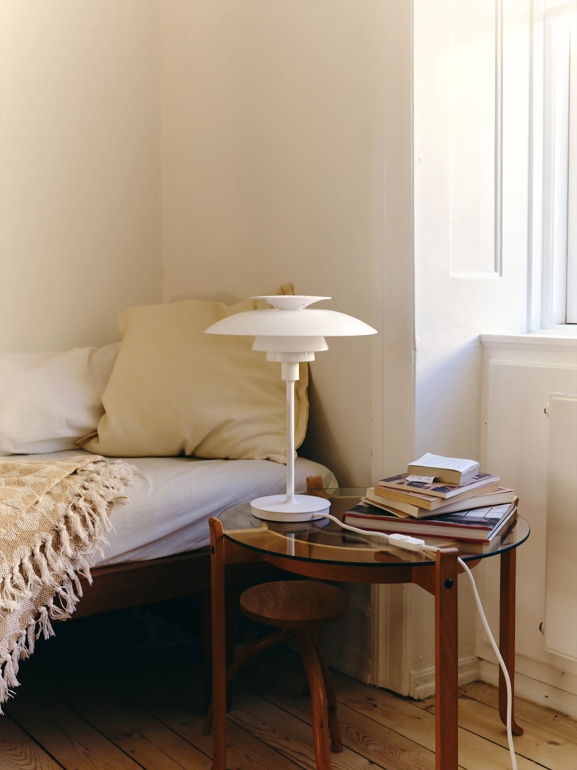 PH 80 table lamp, White opal, white Louis Poulsen