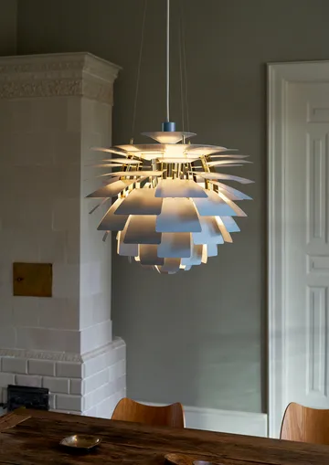PH Artichoke pendant lamp Ø48 cm - Dusty blue-brass metallised - Louis Poulsen