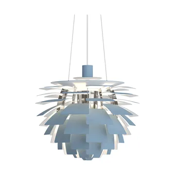 PH Artichoke pendant lamp Ø48 cm - Dusty blue-high lustre chrome plated - Louis Poulsen