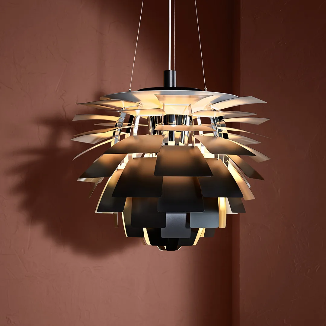 PH Artichoke pendant lamp Ø60 cm, Black Louis Poulsen