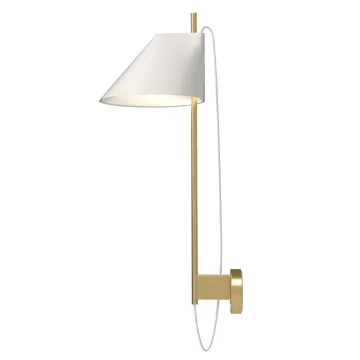 Yuh wall lamp - White-brass - Louis Poulsen