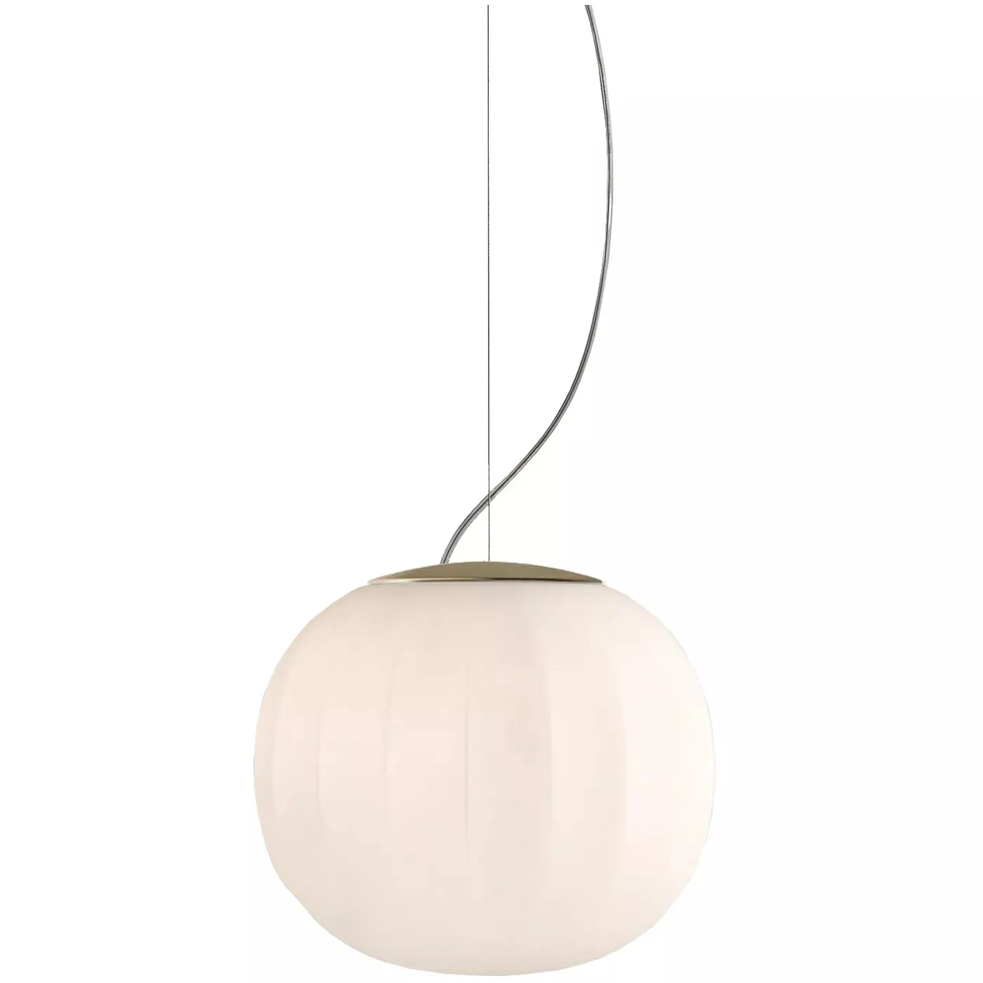 Lita pendant lamp, Ø30 cm, brass Luceplan