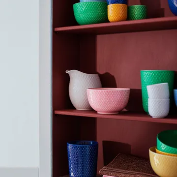 Rhombe bowl Ø13 cm - Sand - Lyngby Porcelæn