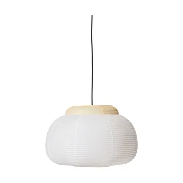 Papier Single pendant Ø52 cm - Soft yellow - Made By Hand