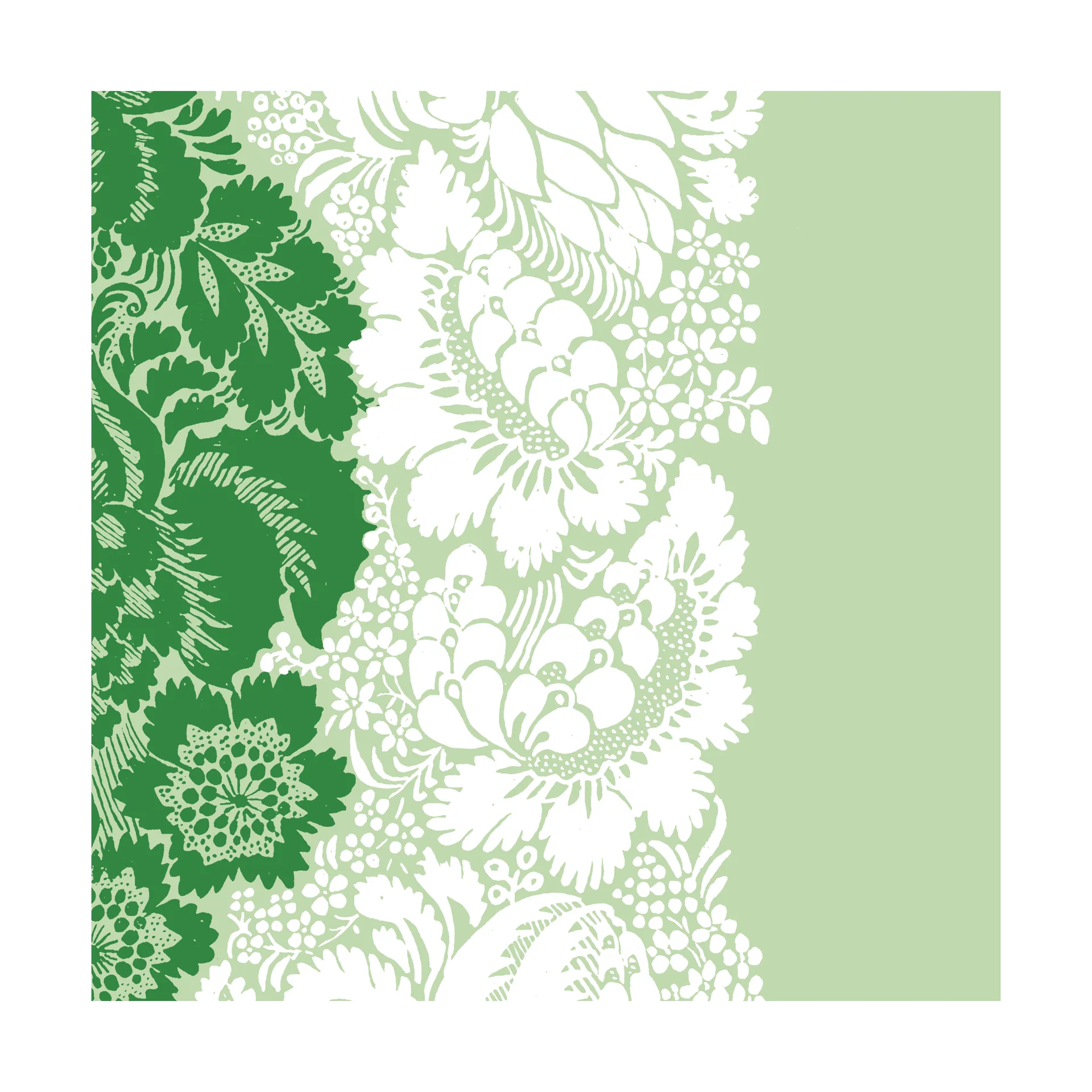 Ananas napkin 33x33 cm 20-pack, Green Marimekko