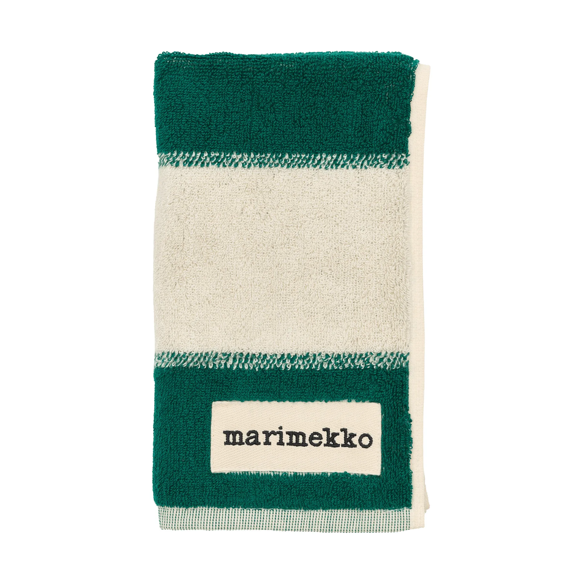 Galleria guest towel, Emerald-melon Marimekko