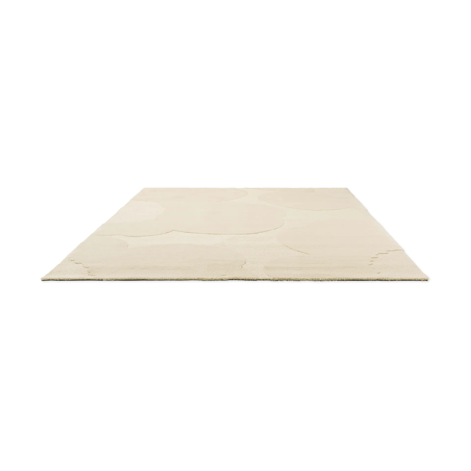 Iso Unikko wool rug, Natural white, 170x240 cm Marimekko