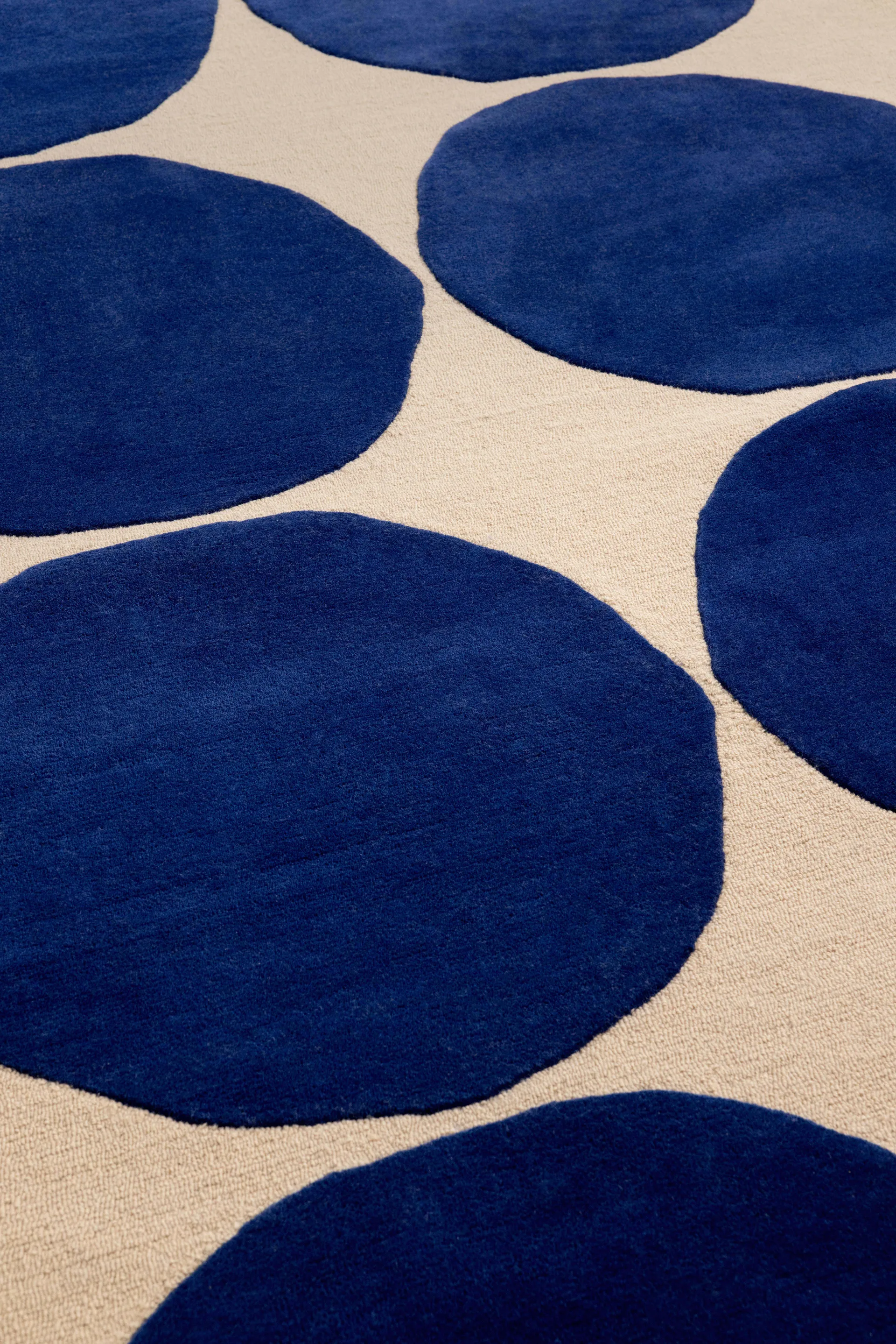 Isot Kivet wool rug, Blue, 140x200 cm Marimekko