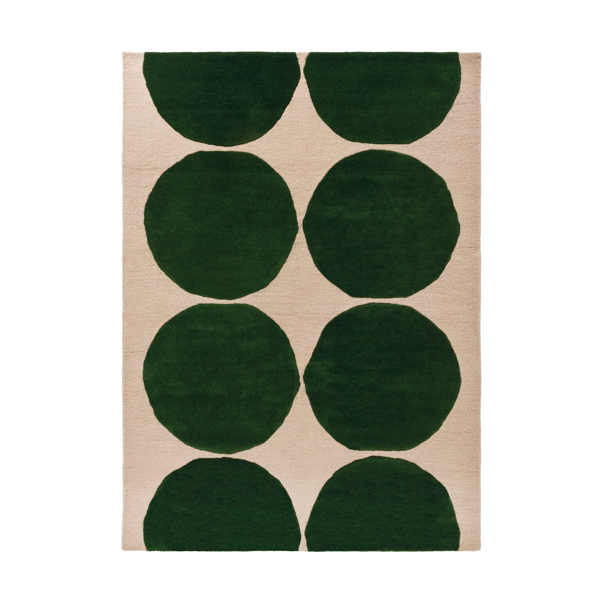 Isot Kivet wool rug, Green, 200x280 cm Marimekko