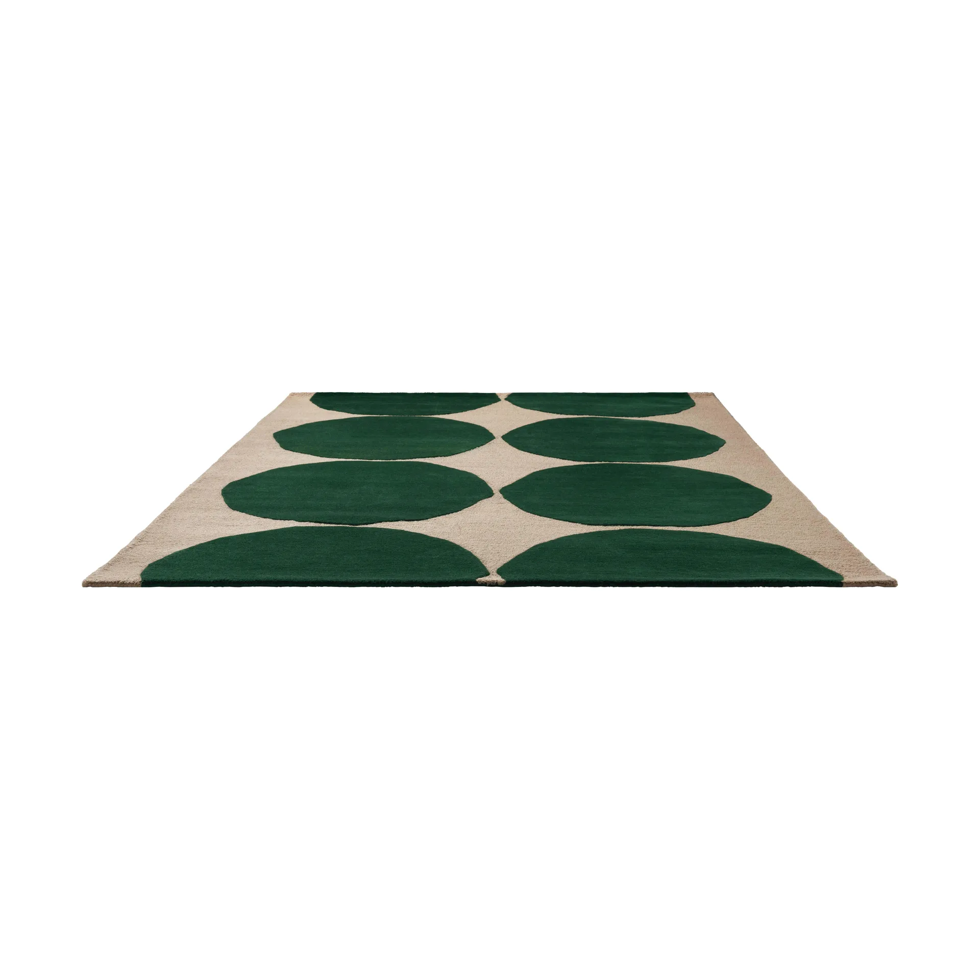 Isot Kivet wool rug, Green, 250x350 cm Marimekko