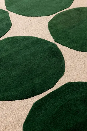 Isot Kivet wool rug - Green, 250x350 cm - Marimekko