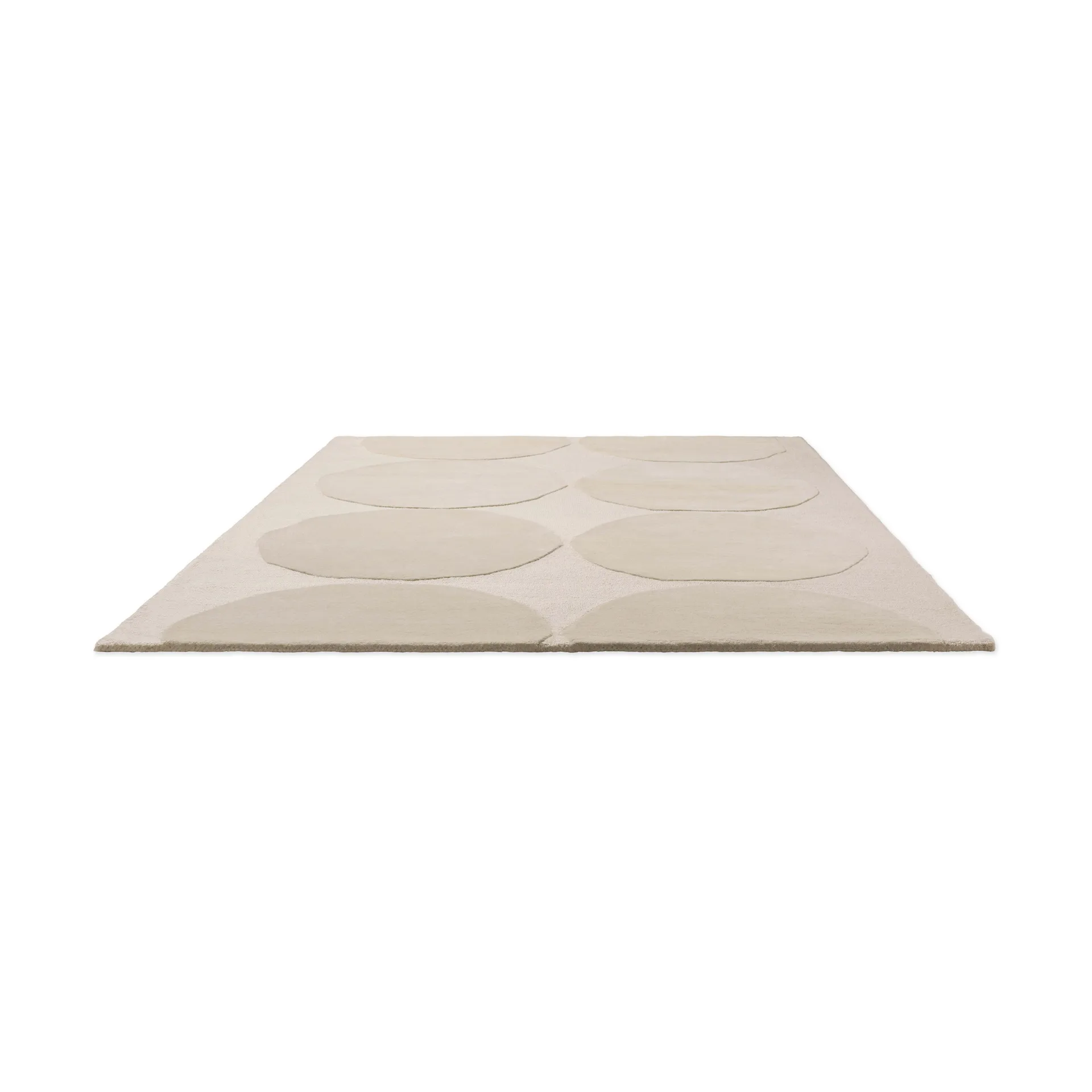 Isot Kivet wool rug, Natural white, 200x280 cm Marimekko