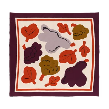 Kukasta Kukkaan duvet cover set - Hay-plum-bronze-terracotta, 140x140 cm - Marimekko