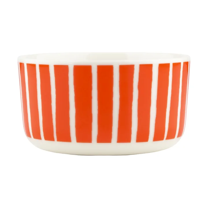 Oiva Piccolo bowl 50 cl - White-orange - Marimekko