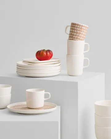 Oiva plate small 15x12 cm - white - Marimekko
