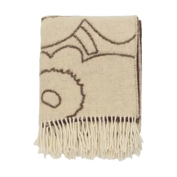 Piirto Unikko throw 130x170 cm - Off white-mole - Marimekko