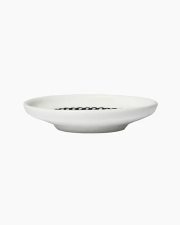 Siirtolapuutarha saucer 8.5 cm - black and white - Marimekko