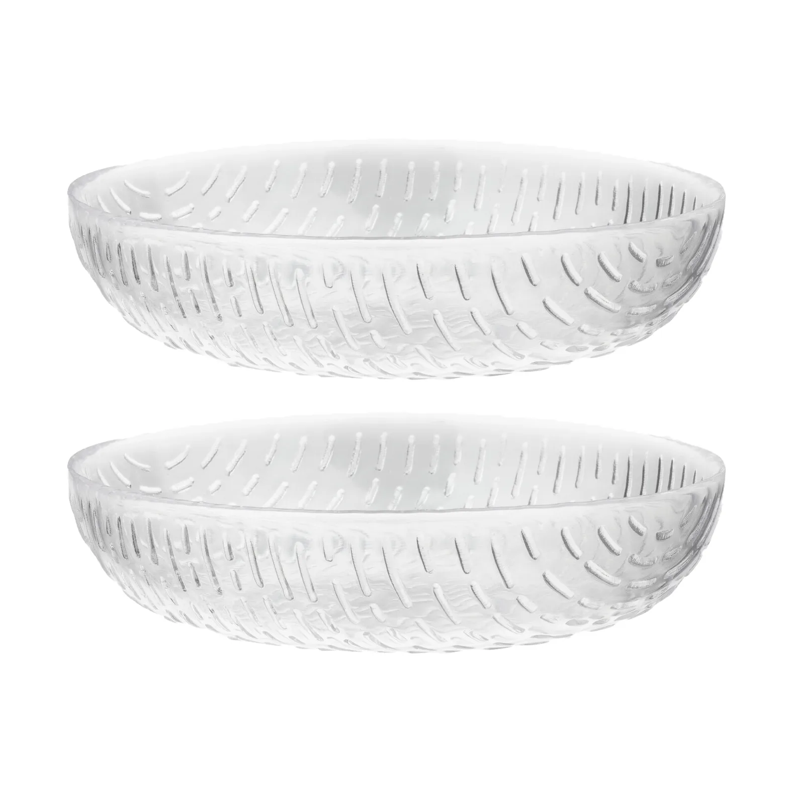 Syksy bowl glass 2.5 dl 2-pack, Clear Marimekko