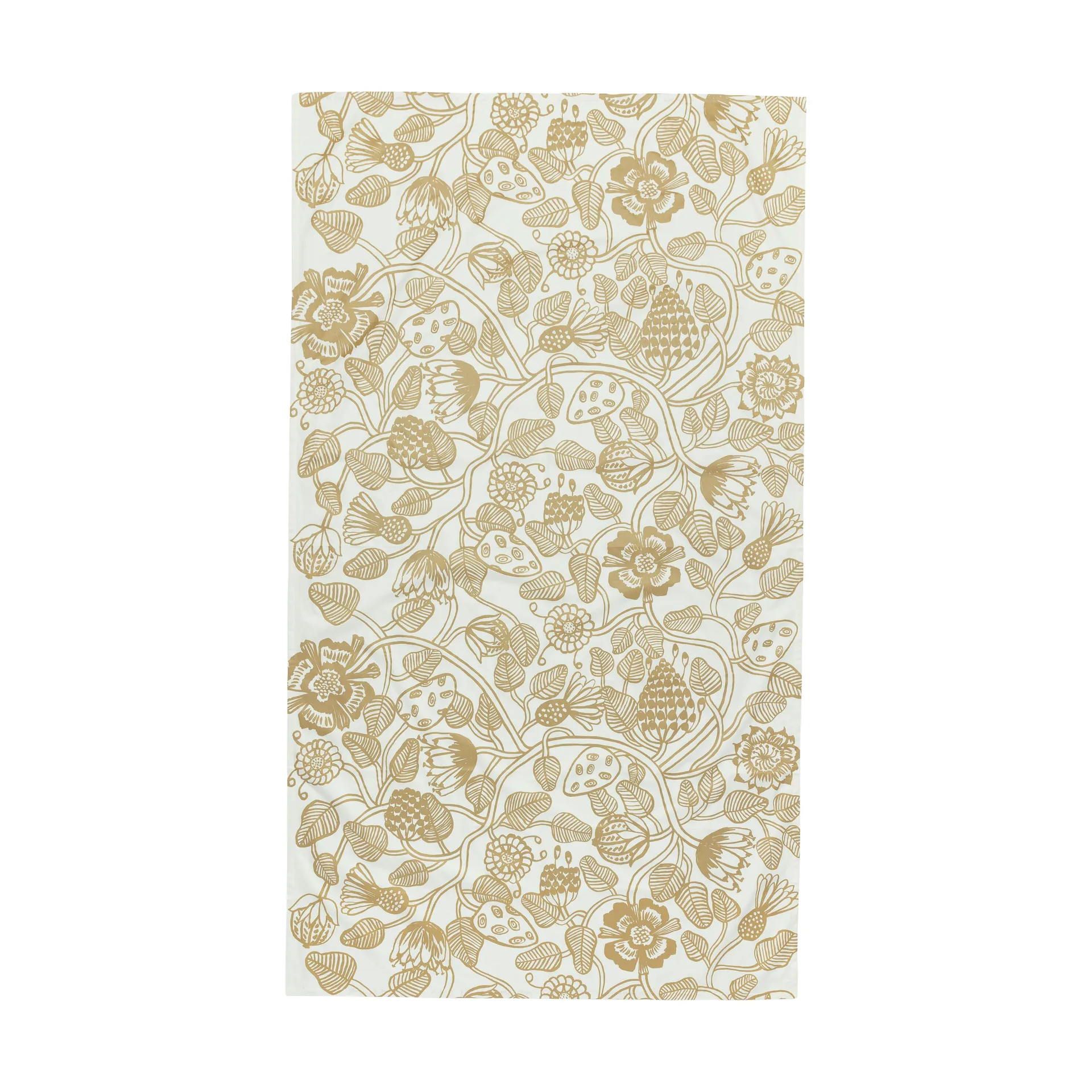 Tiara tablecloth 135x250 cm, White-gold Marimekko