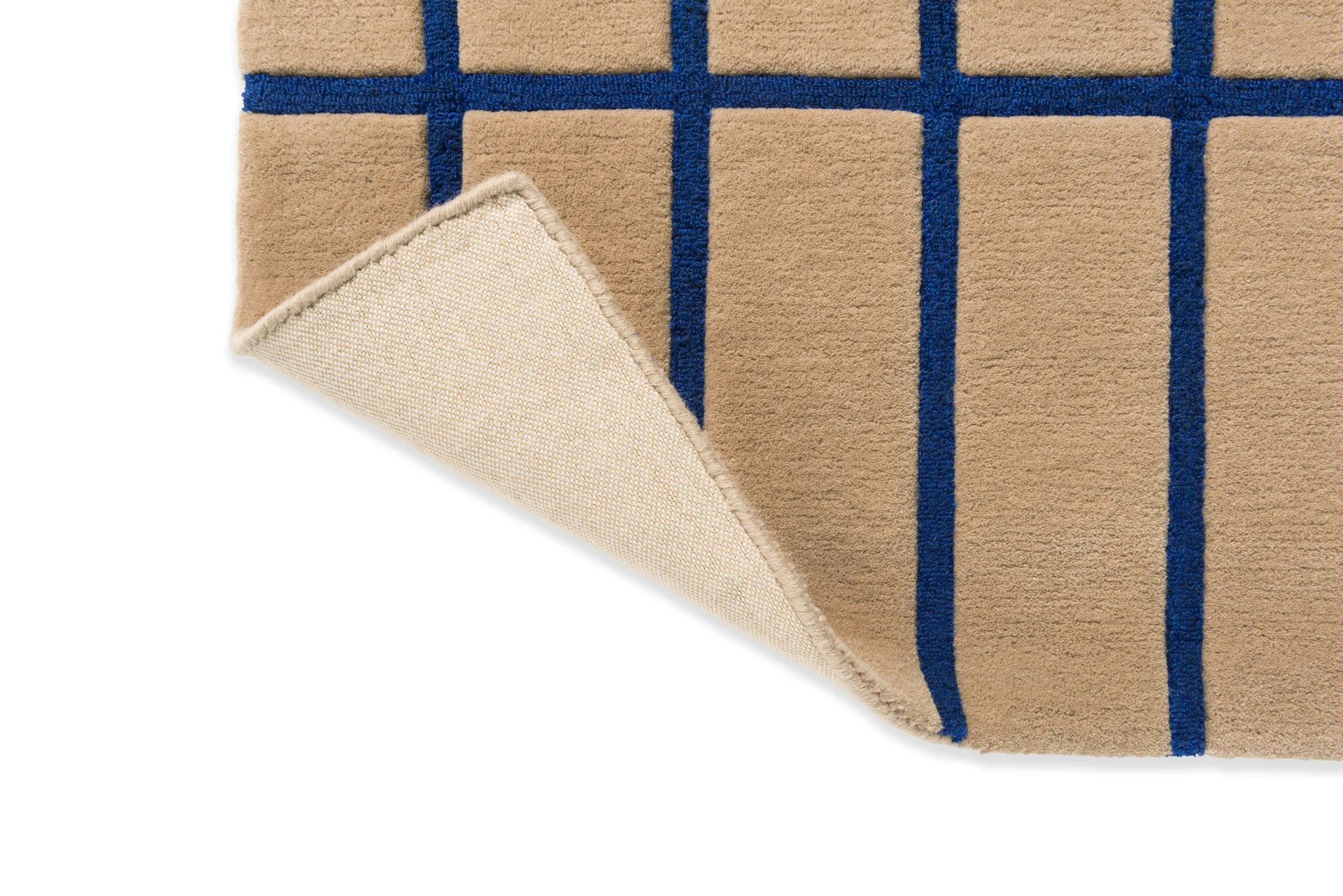 Tiiliskivi wool rug, Bright blue, 200x280 cm Marimekko