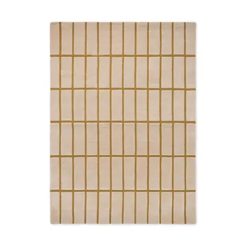 Tiiliskivi wool rug - Bronze yellow, 250x350 cm - Marimekko