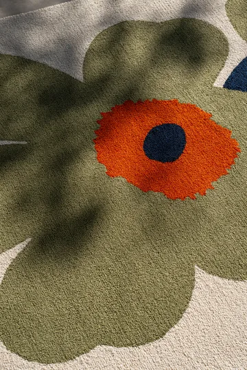Unikko anniversary outdoor rug - Dusty green, 140x200 cm - Marimekko