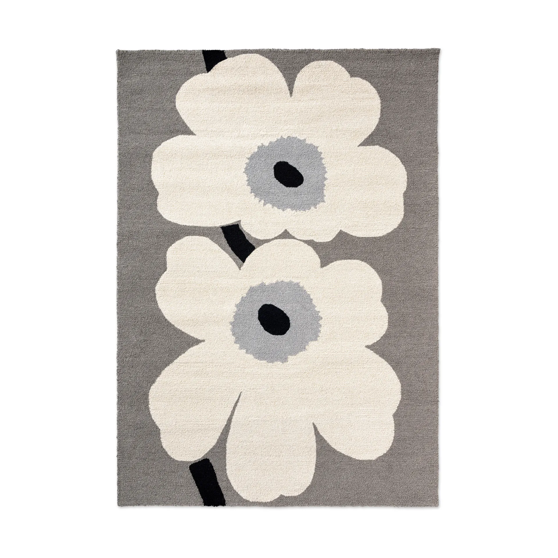 Unikko anniversary outdoor rug, Grey, 200x280 cm Marimekko