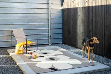 Unikko anniversary outdoor rug - Grey, 200x280 cm - Marimekko
