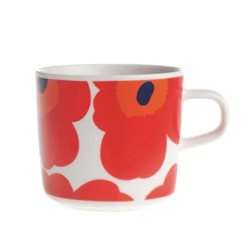 Unikko coffee cup 20 cl - red-white - Marimekko