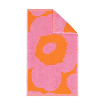 Unikko guest towel 30x50 cm - Orange-pink - Marimekko