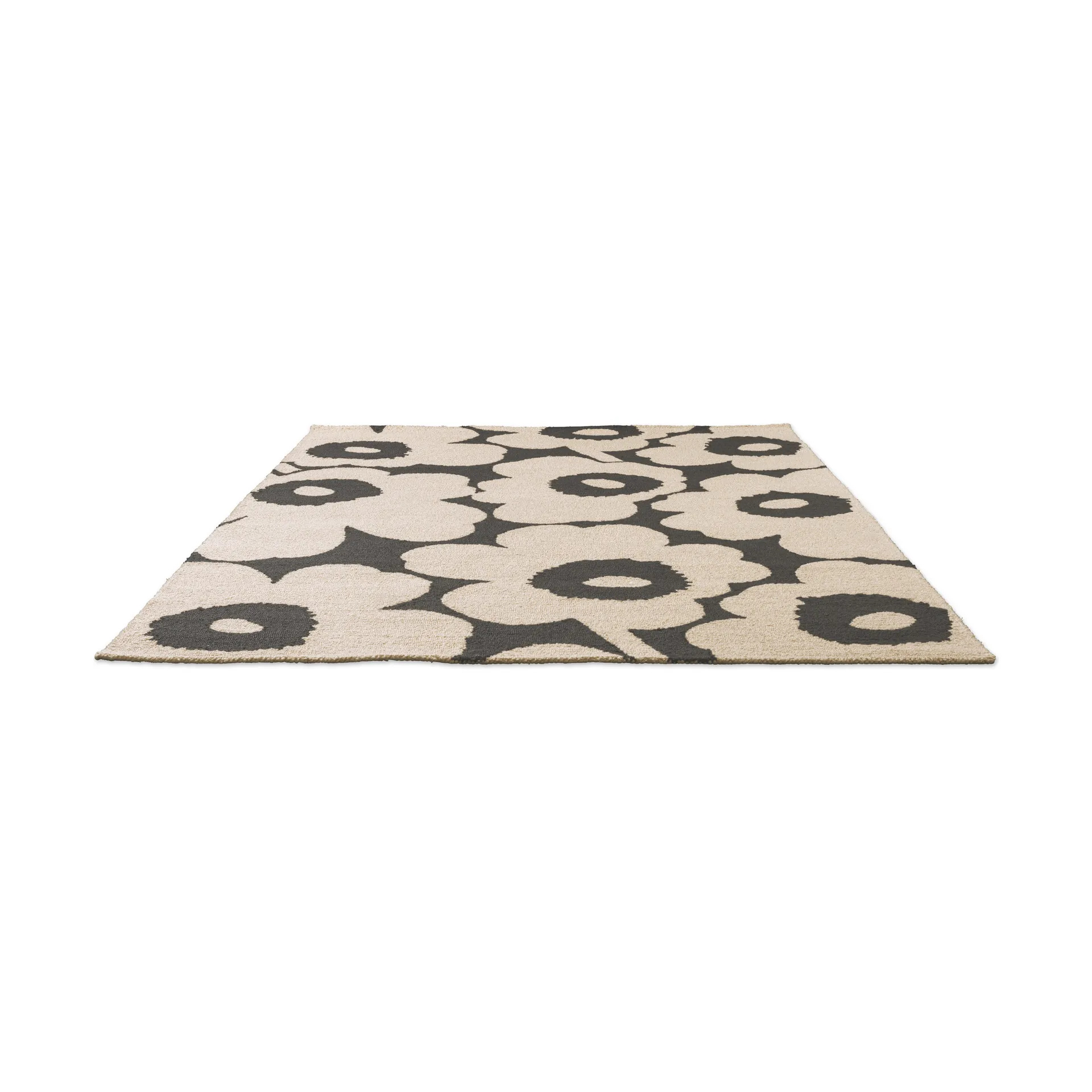 Unikko outdoor rug, Charcoal-white, 250x350 cm Marimekko