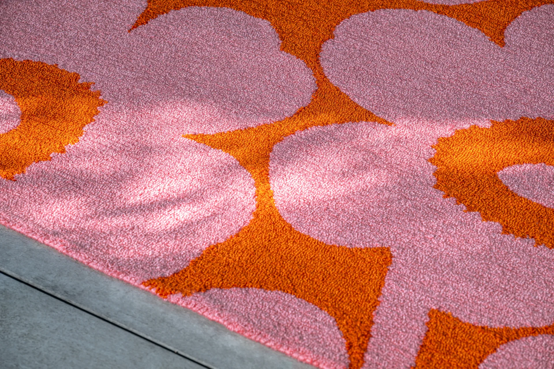 Unikko outdoor rug, Pink-orange, 160x230 cm Marimekko
