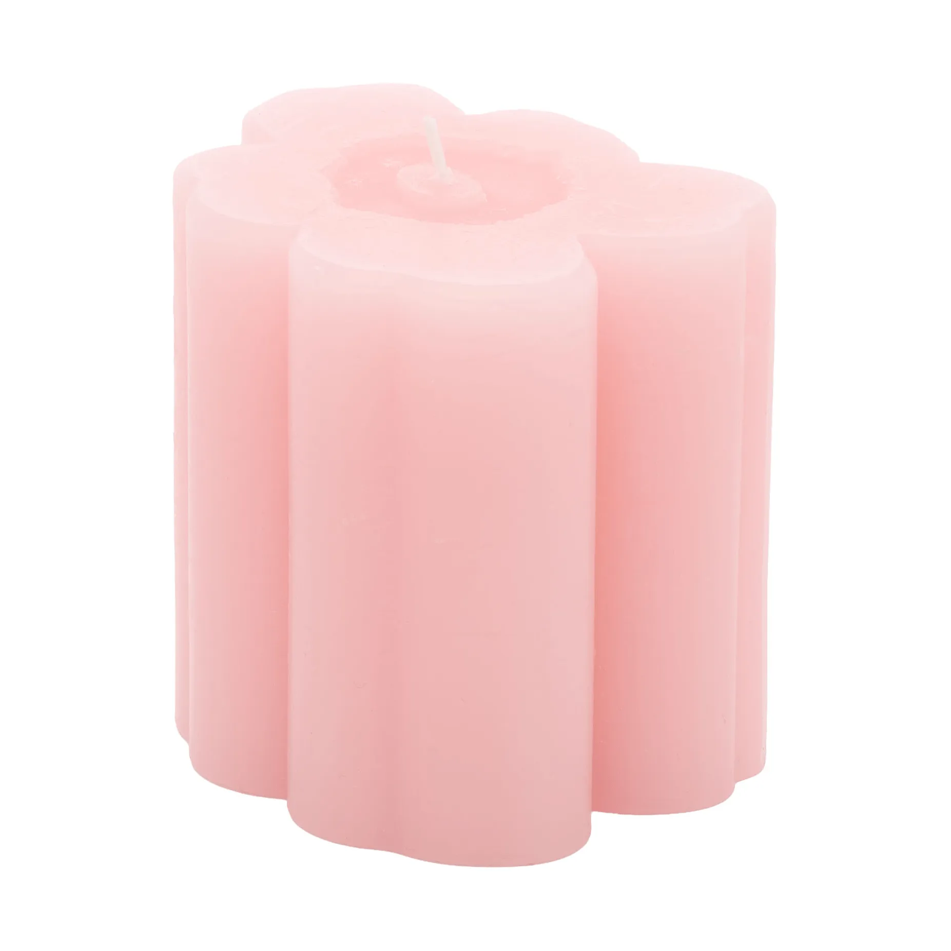 Unikko Shape candle, Pink Marimekko