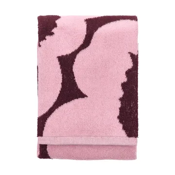 Unikko towel 50x70 cm - Plum-pink - Marimekko