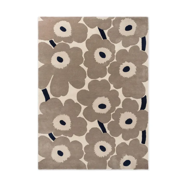 Unikko wool rug - Greige, 200x280 cm - Marimekko