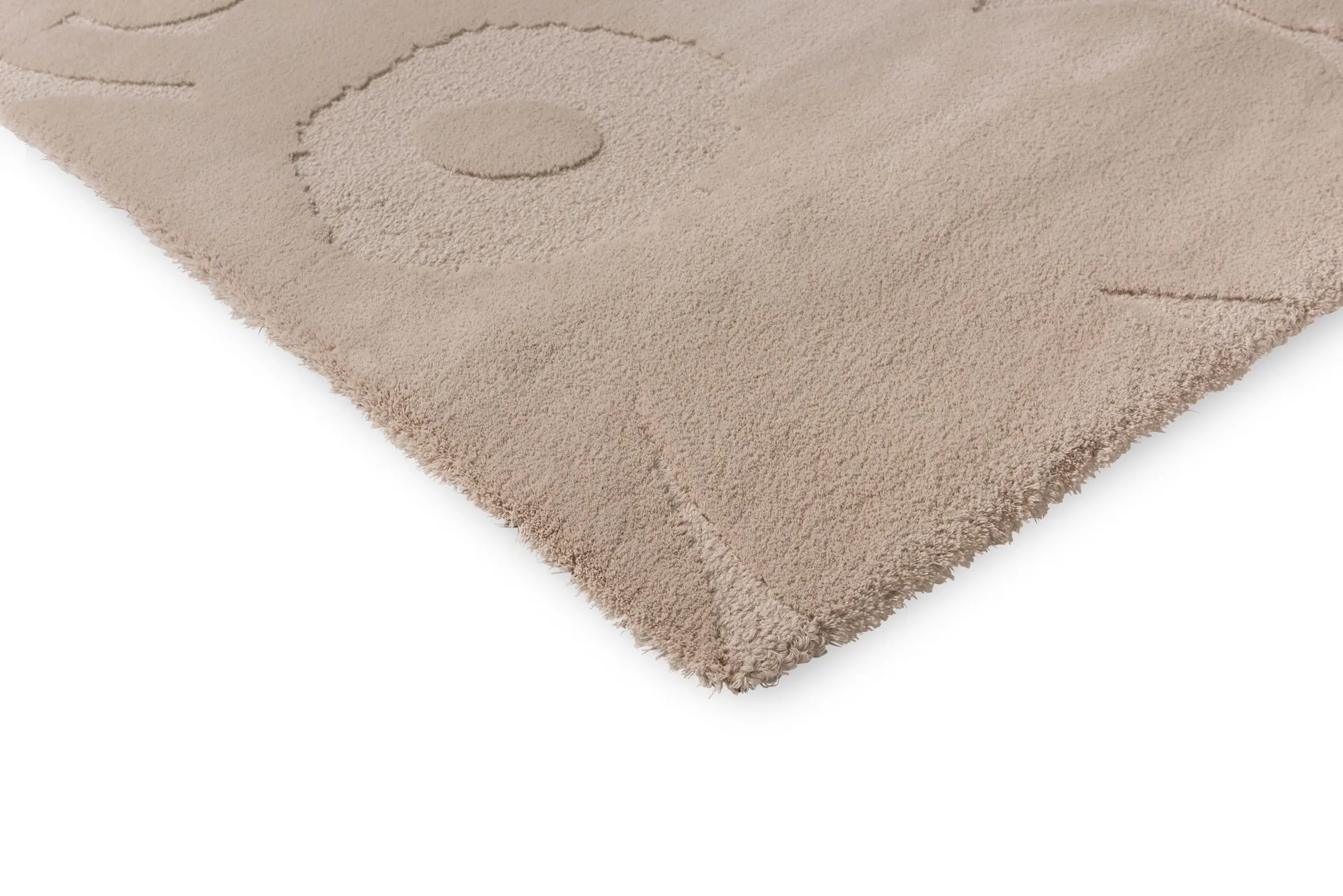 Unikko wool rug, Light beige, 250x350 cm Marimekko
