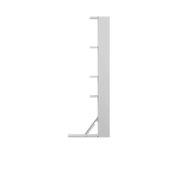 Gridlock - M1-A4-0-D shelf with writing table - White stained Ash - Massproductions