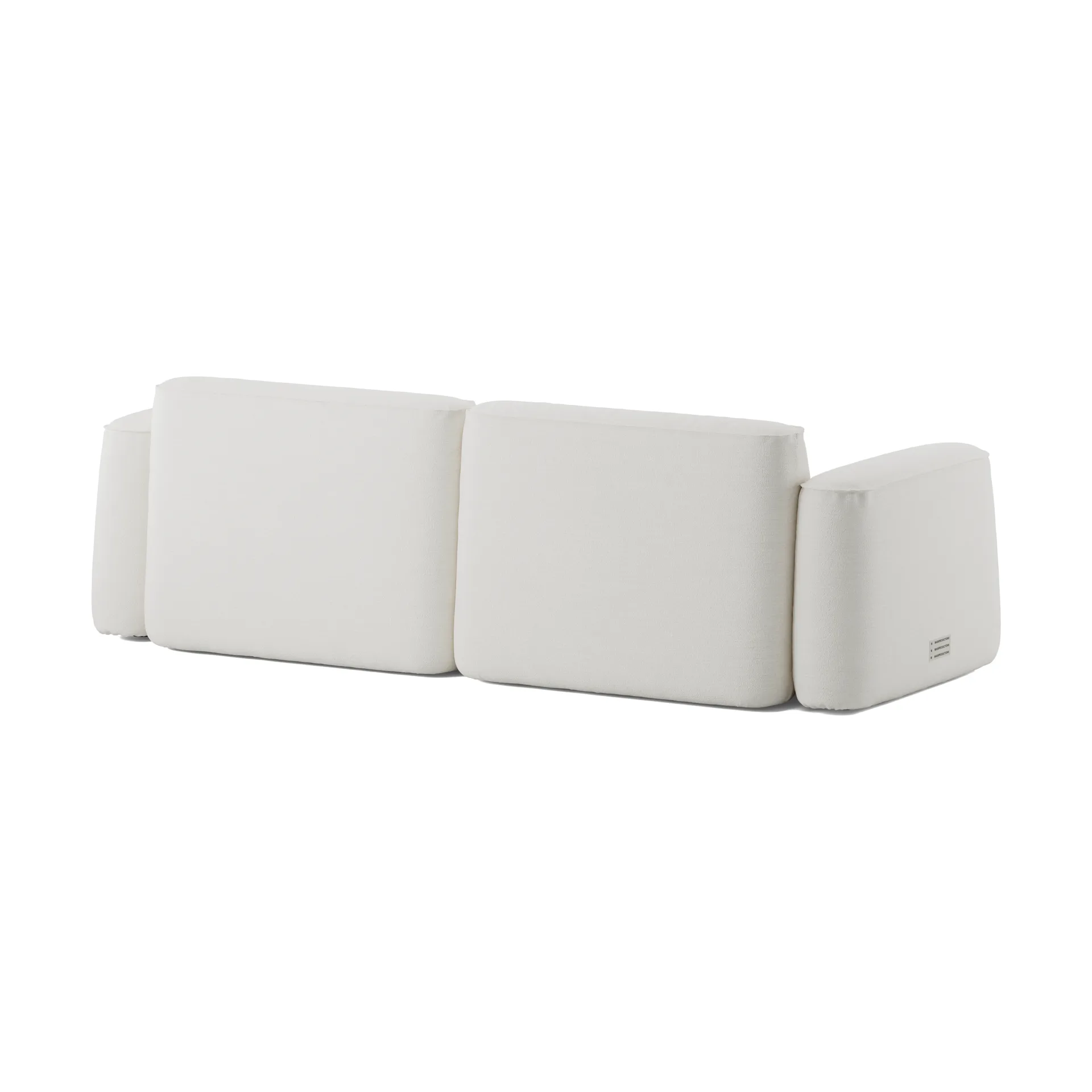 Patch 2.5-seater sofa, Ecriture 100 Massproductions