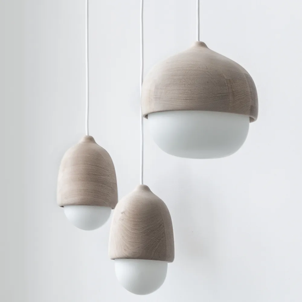 Terho pendant lamp, smoke, large, black Mater