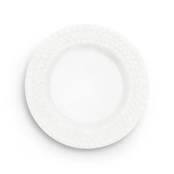 Bubbles plate 28 cm - White - Mateus